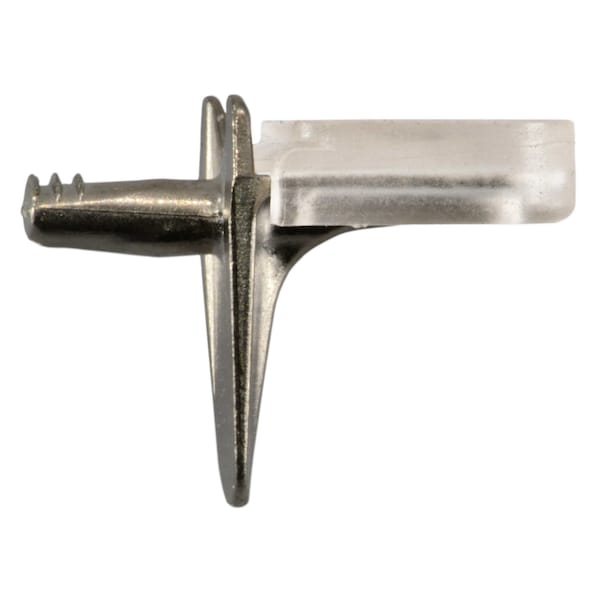 Midwest Fastener 3mm x 22mm Nickel Locking Oval Rest Shelf Support 6PK 930406 - main